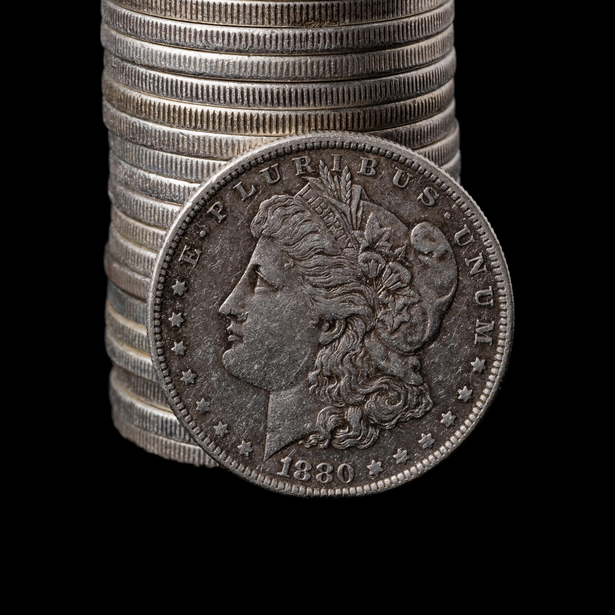 A Group of Twenty Morgan $1 Coins