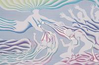 The Creation , Birth Tear/Tear , Birth Trinity , Guided by the Goddess , and Earth Birth (a group of 5 works from The Birth Project ), 1985