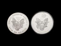 [PRIVATE ISSUE] Two 1/2-Pound Silver Rounds