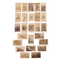 [Early Photography] Group of 80 Carte de Visites of American and European Subjects