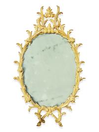 A George III Carved Giltwood Mirror