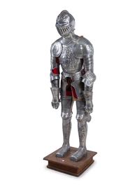 A Model of a Medieval Suit of Armor