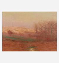 Bruce Crane (American, 1857–1937) Field at Dusk