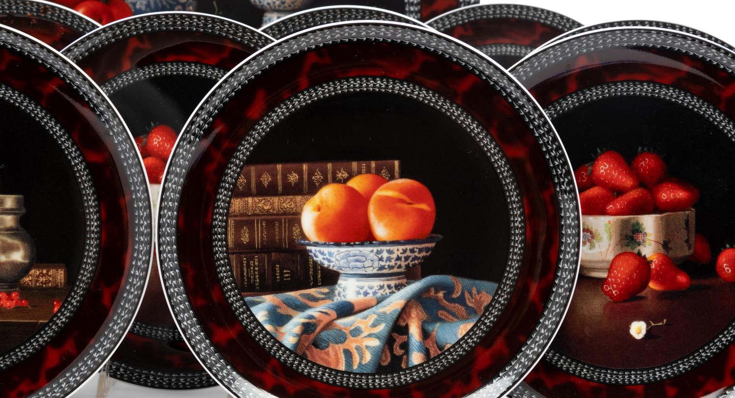 A Porcelain Dessert Service by Jean-Claude Chauray for Bernardaud Limoges