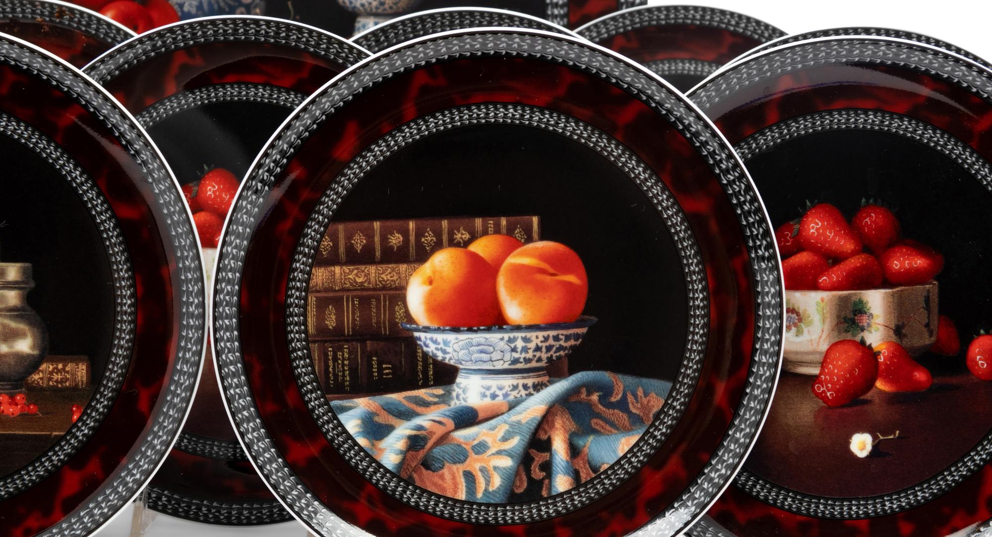 A Porcelain Dessert Service by Jean-Claude Chauray for Bernardaud Limoges