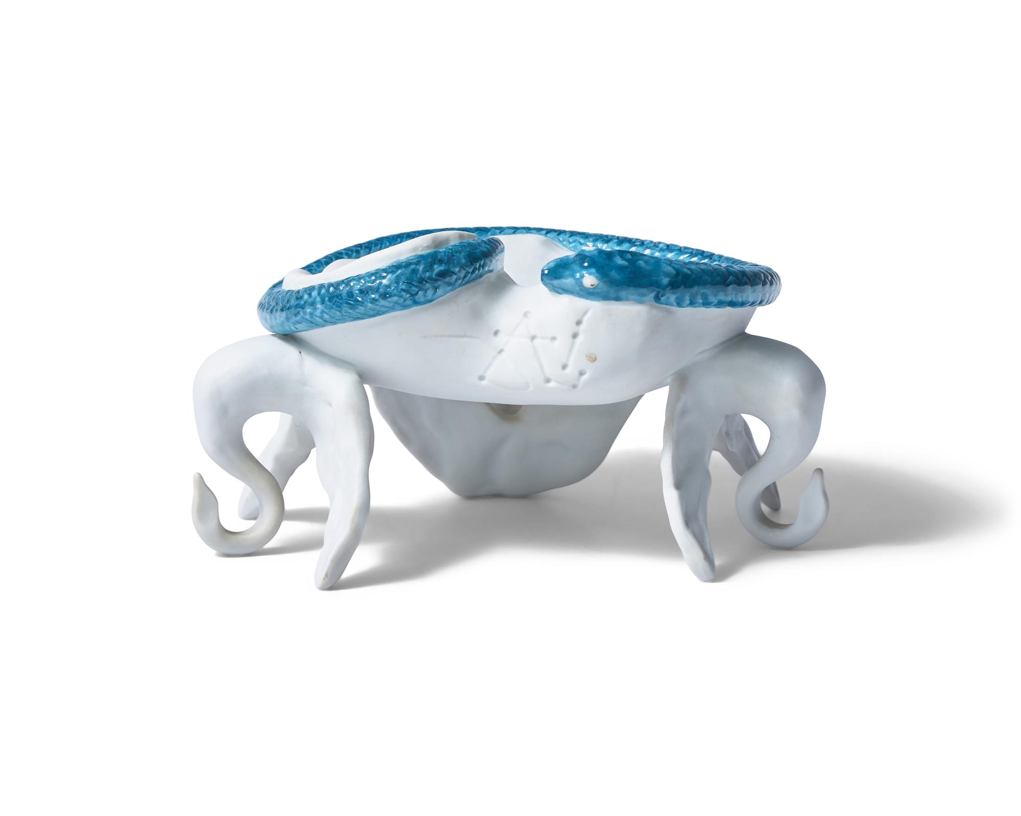 Ashtray Designed for Air-India, Teissonniere Limoges, France
