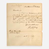 [Americana] Whitney, Eli Autograph Letter, signed