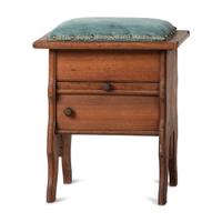 A Victorian Shoe Shine Stand
