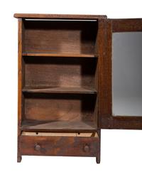 A Miniature Oak Cabinet