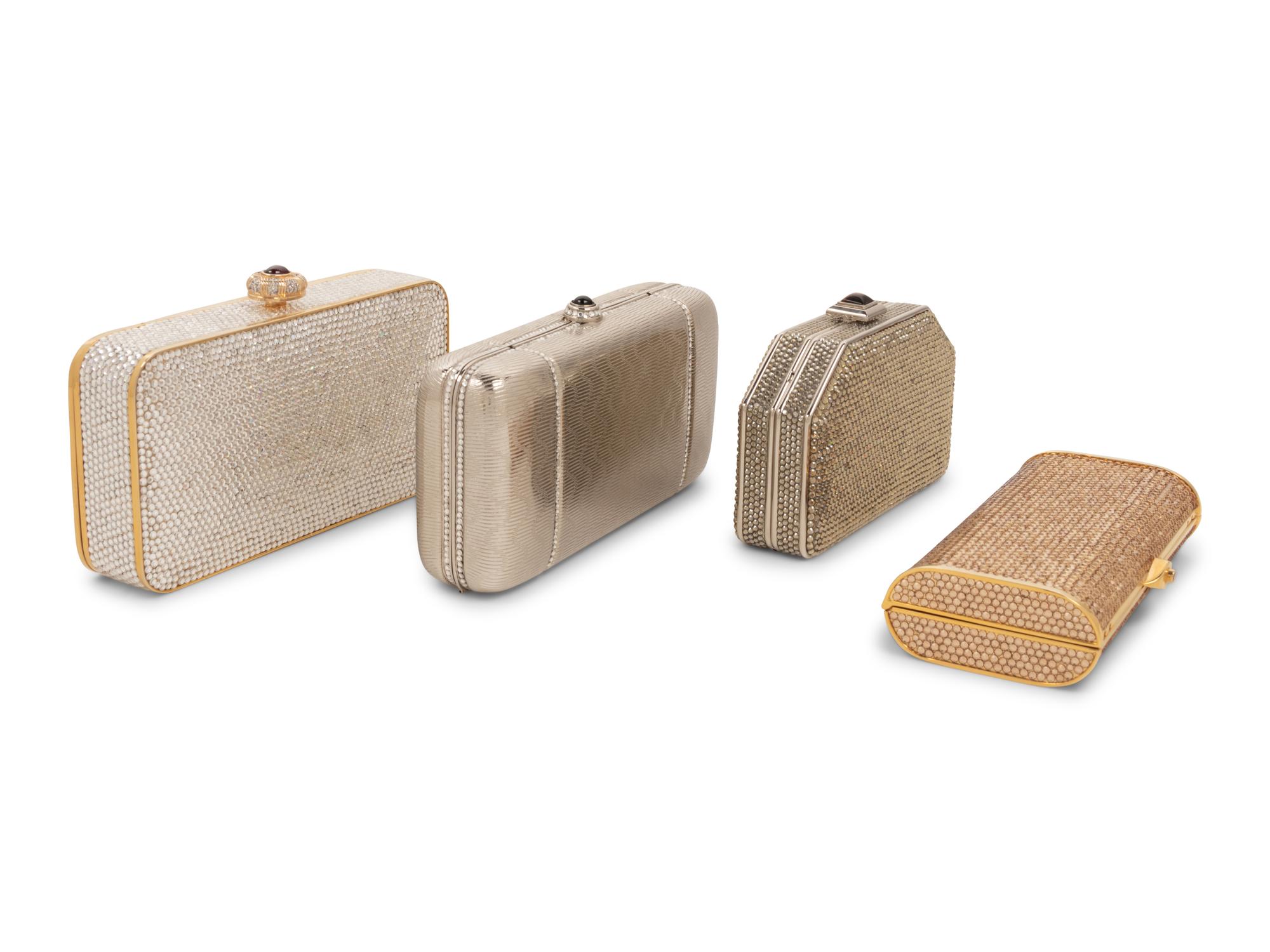 Four Judith Leiber Minaudière Bags