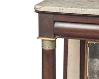 A Classical Stencil-Decorated Mahogany Pier Table
