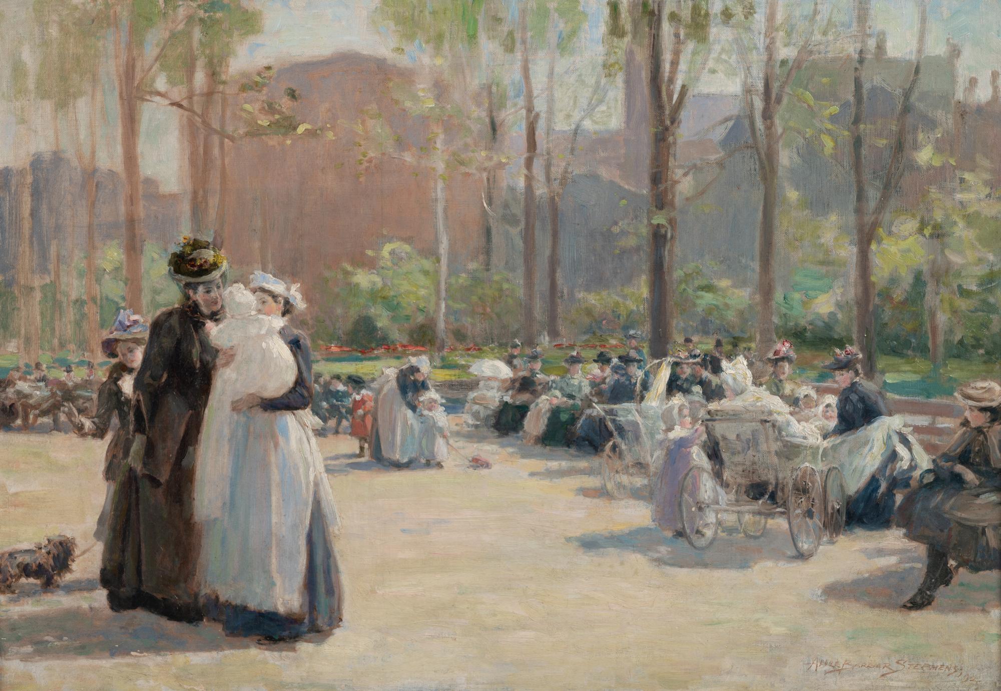 A Spring Morning in the Park, Rittenhouse Square, Philadelphia
