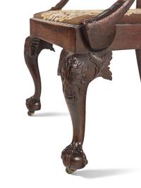 A George II Mahogany Armchair