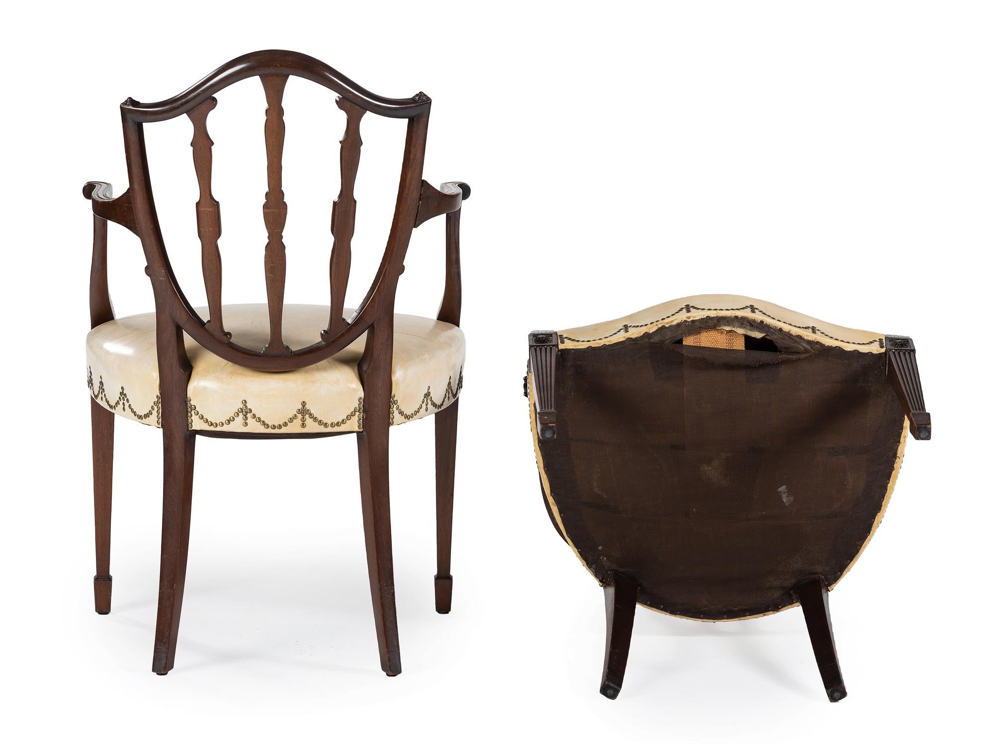 A Set of Twelve Federal Style Mahogany Chairs