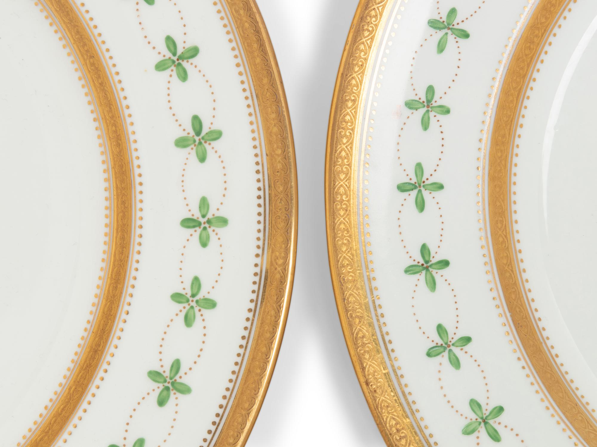 Ten Wedgwood Porcelain Service Plates