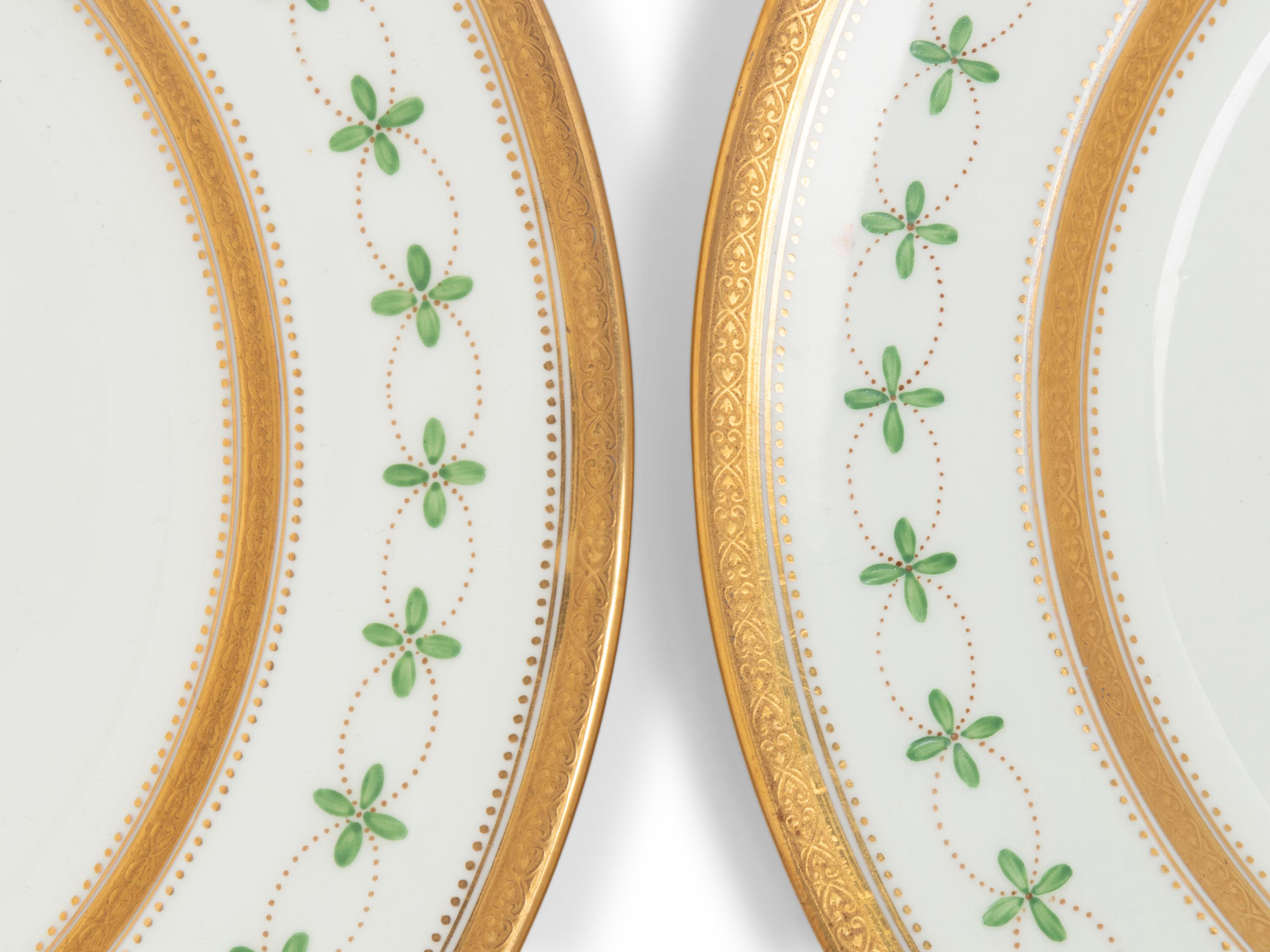Ten Wedgwood Porcelain Service Plates
