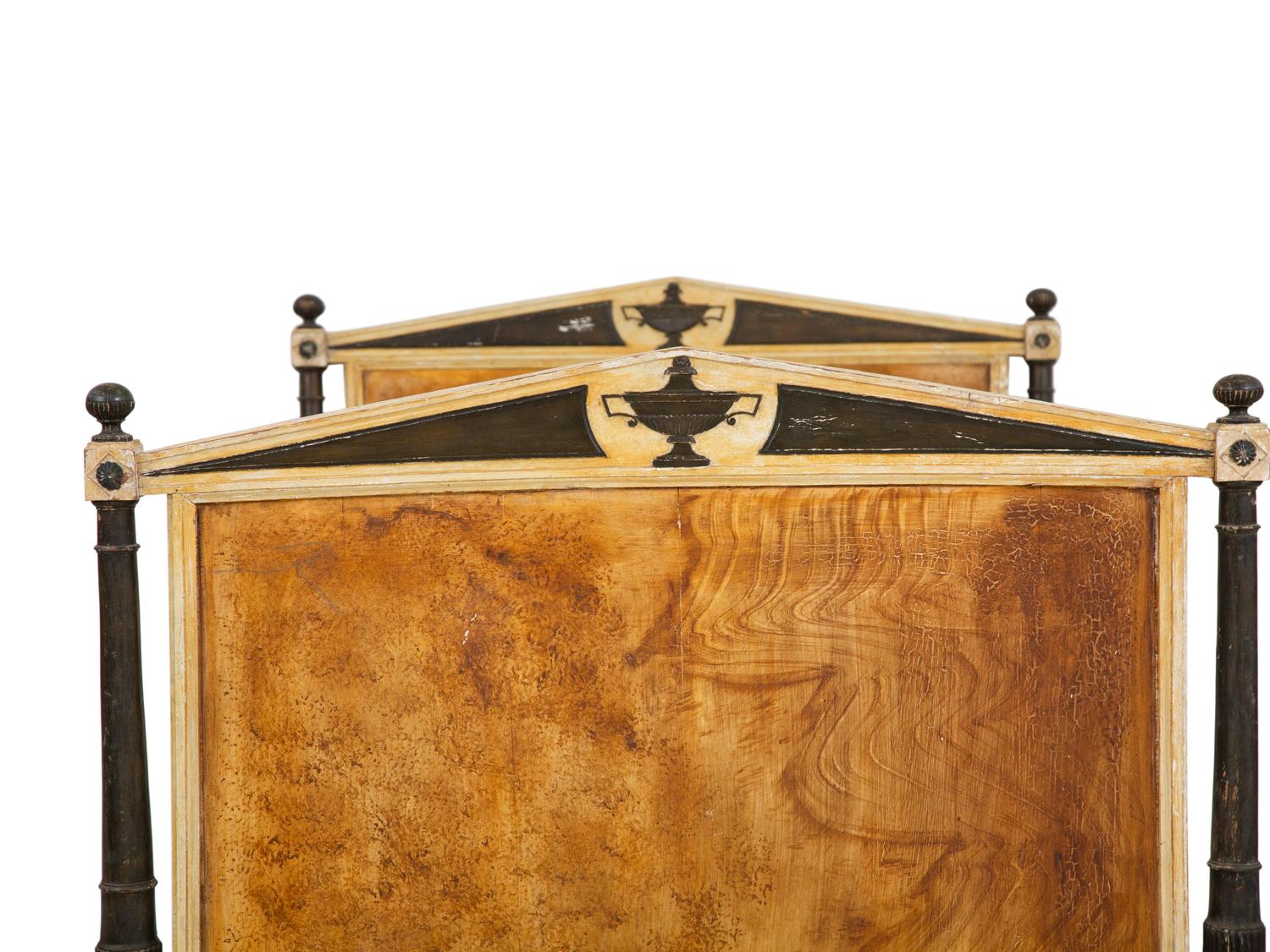 An Italian Directoire Painted Daybed