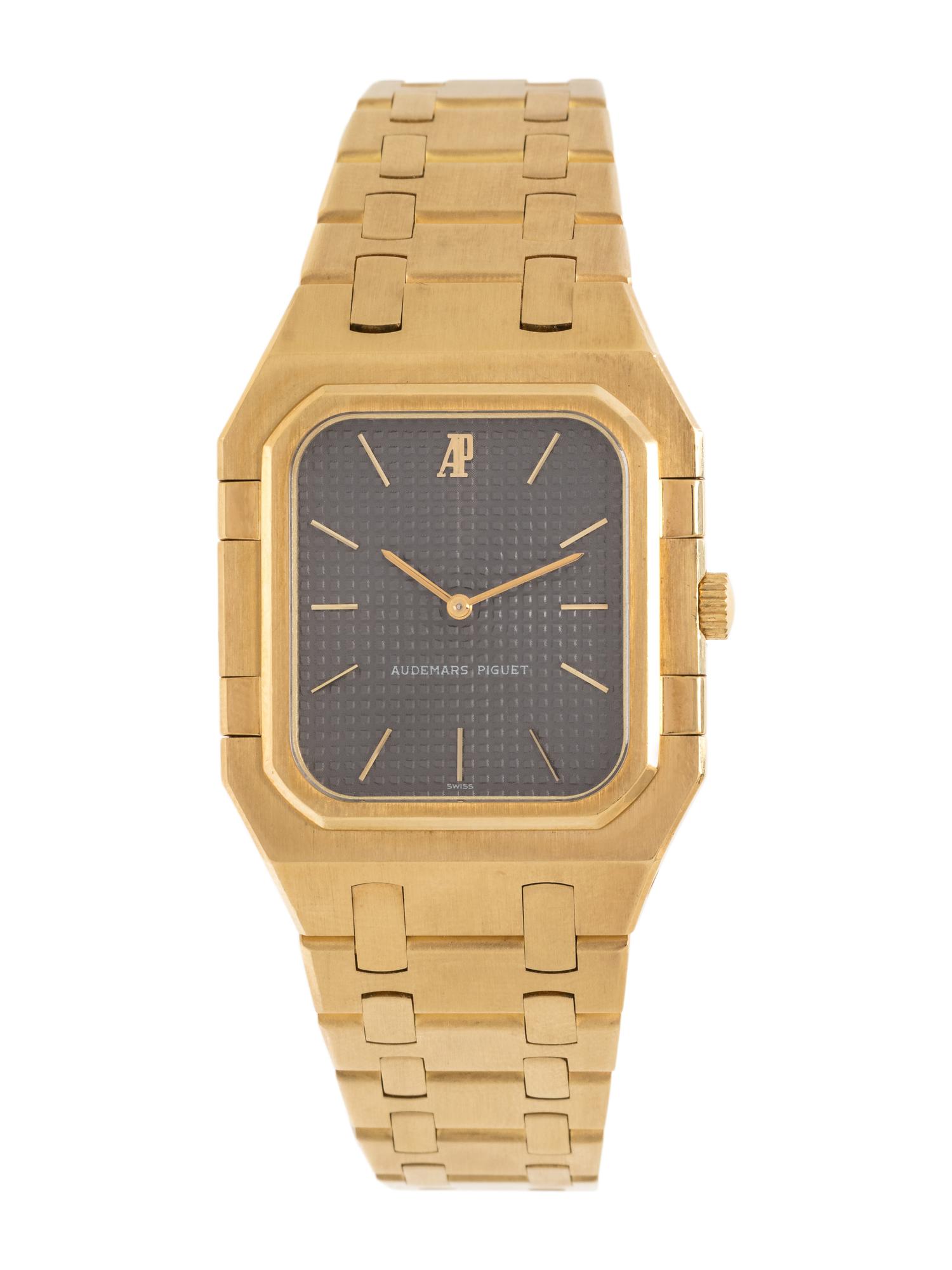 AUDEMARS PIGUET, 18K YELLOW GOLD WRISTWATCH