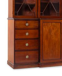 A George III Mahogany Breakfront Bookcase
