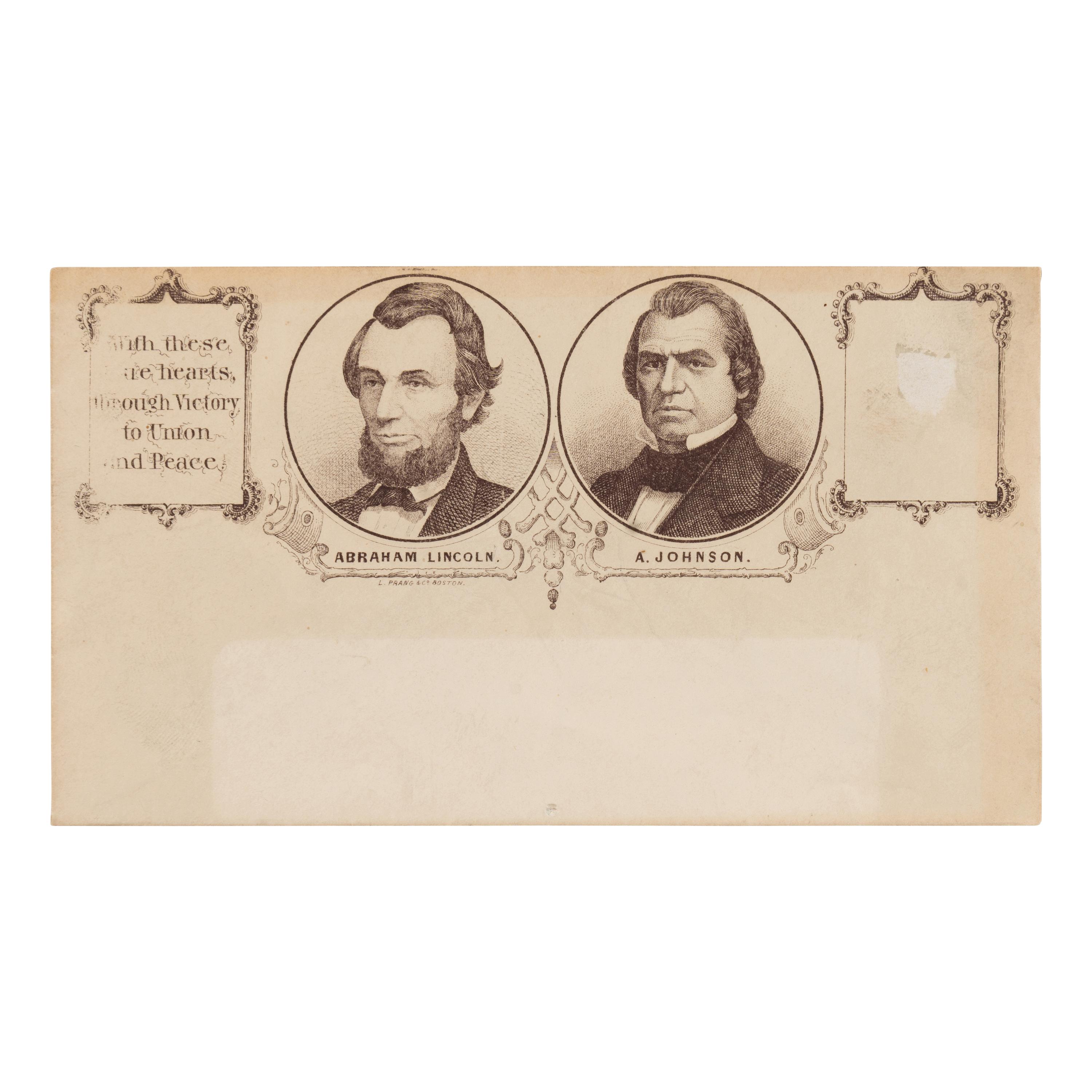 Johnson, Andrew (1808-1875). Partly engraved document signed ("Andrew Johnson"), Nashville, 23 May 1854.
