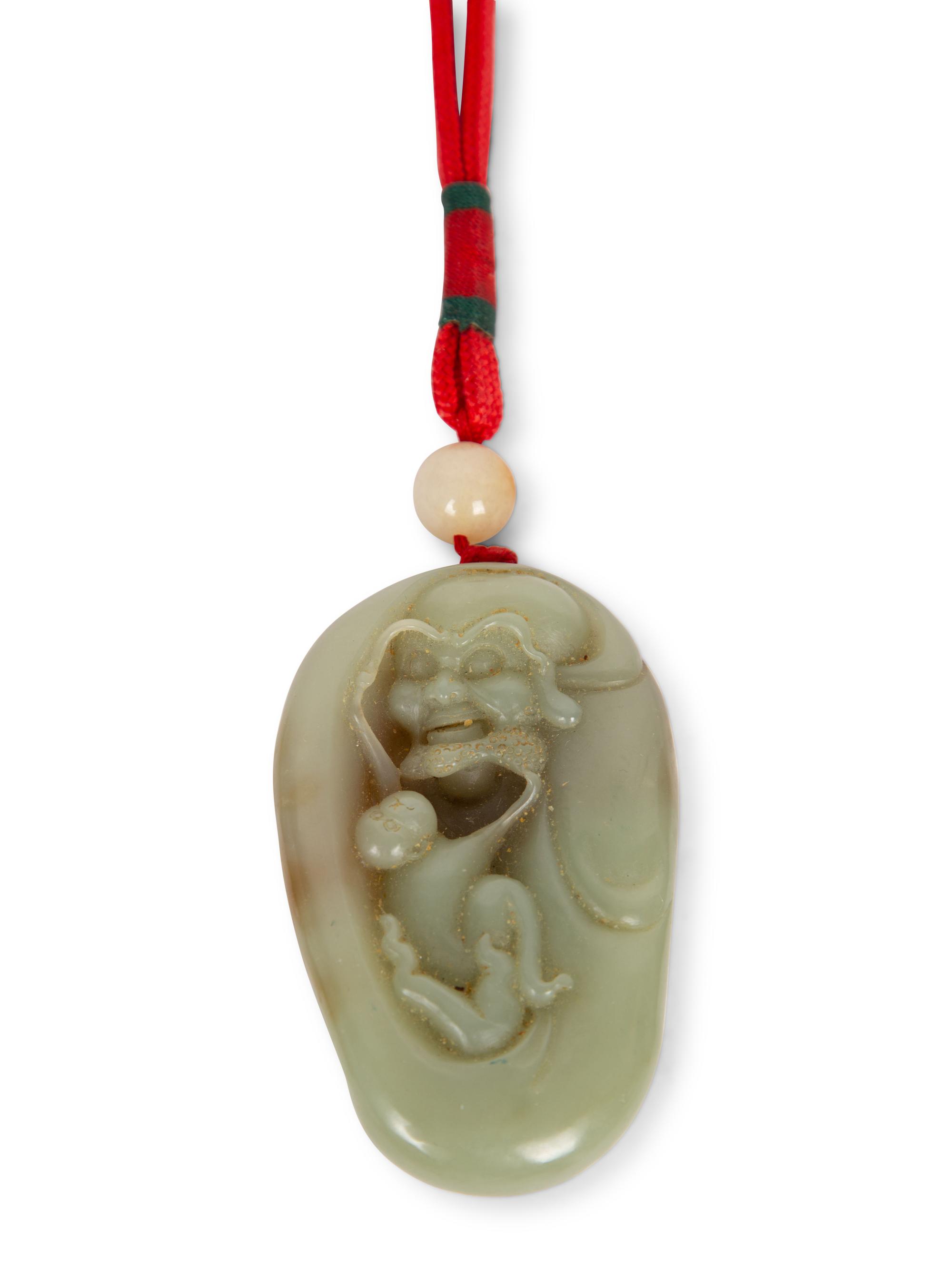 A Collection of Seven Carved Jadeite Figures — 20TH CENTURY