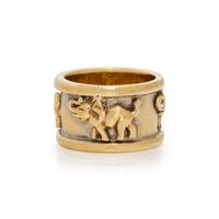 BICOLOR GOLD ELEPHANT RING