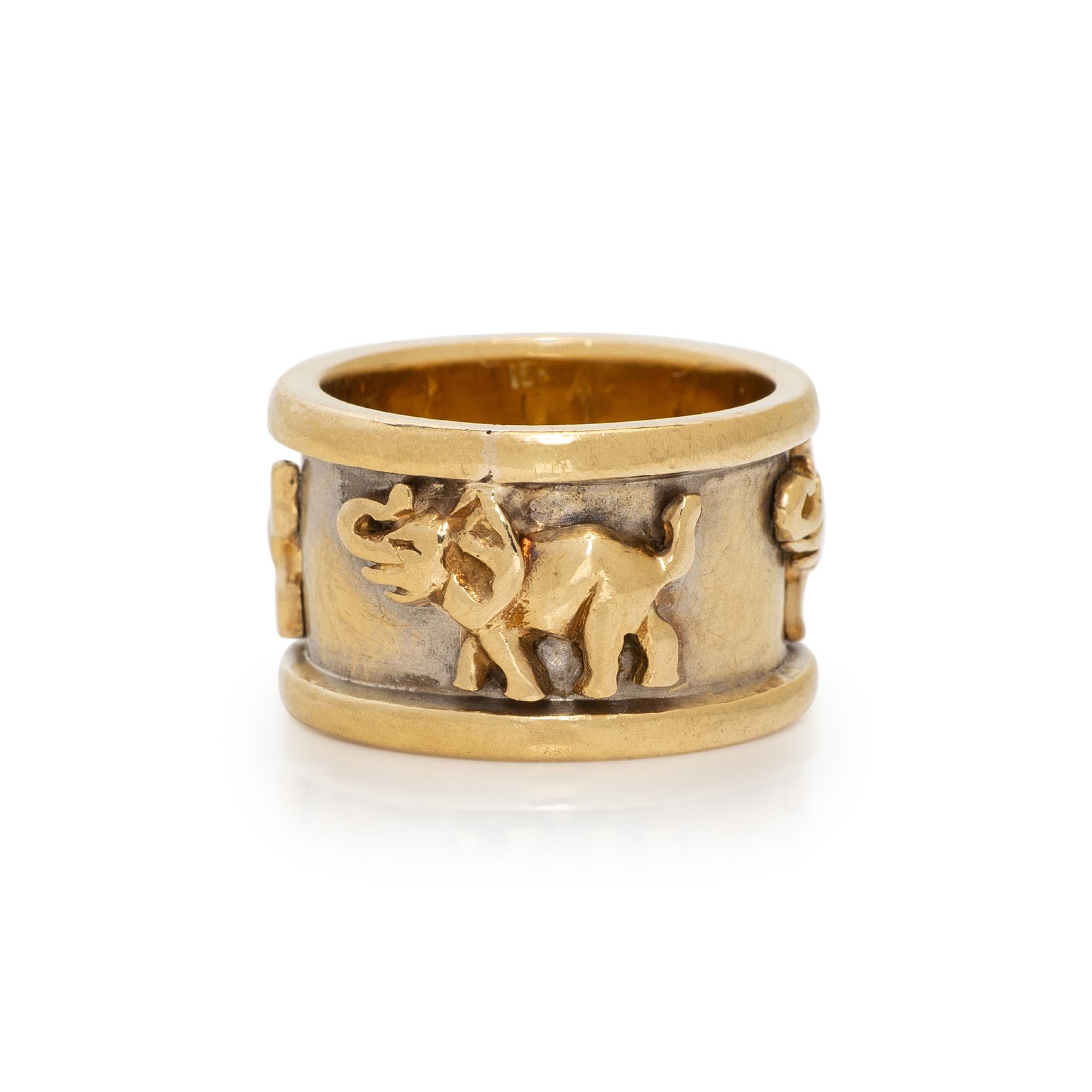 BICOLOR GOLD ELEPHANT RING
