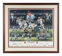 A 1964 NFL Champion Cleveland Browns Signed Limited Edition Autograph Print