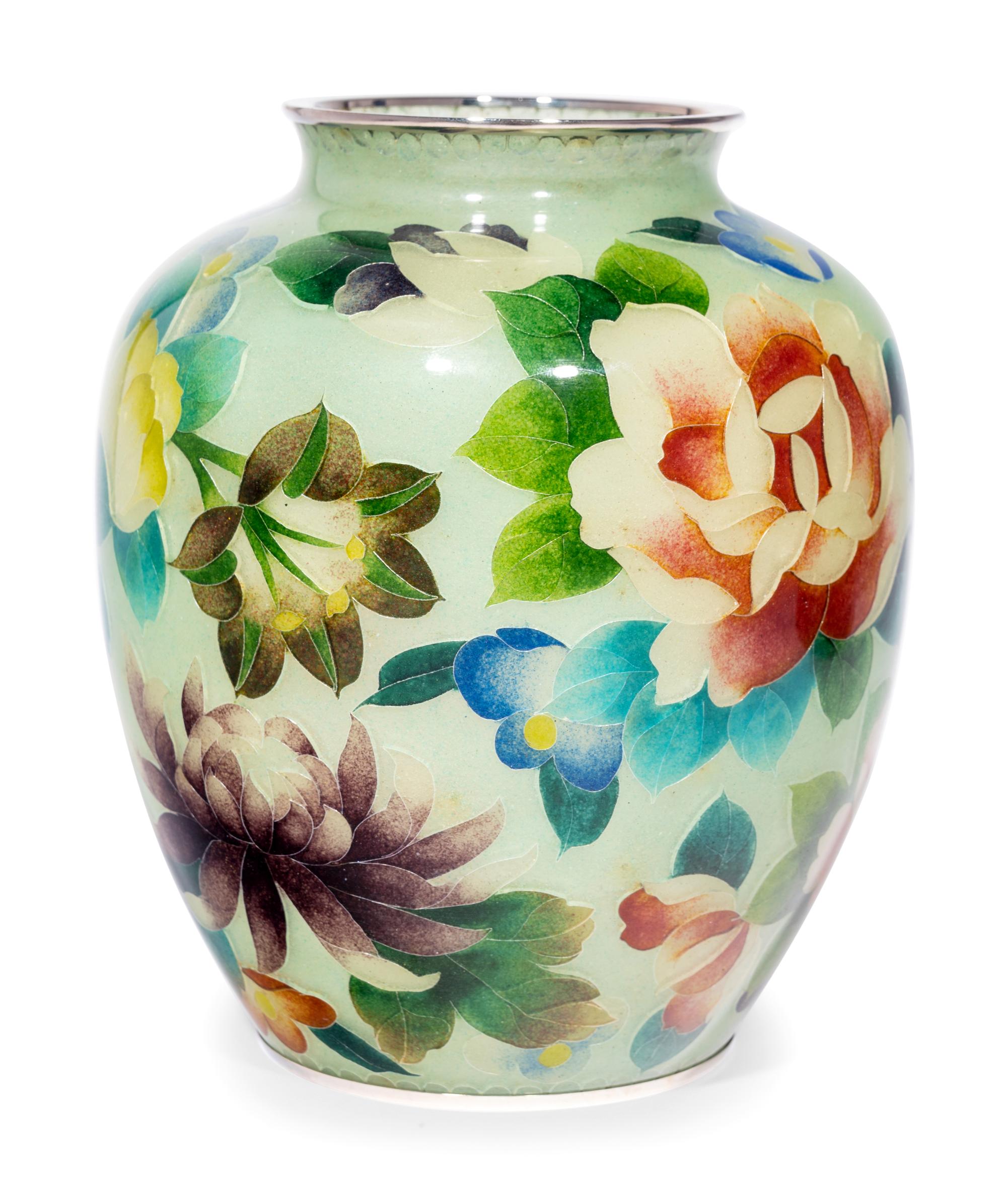 Six Japanese Cloisonné Enameled Articles