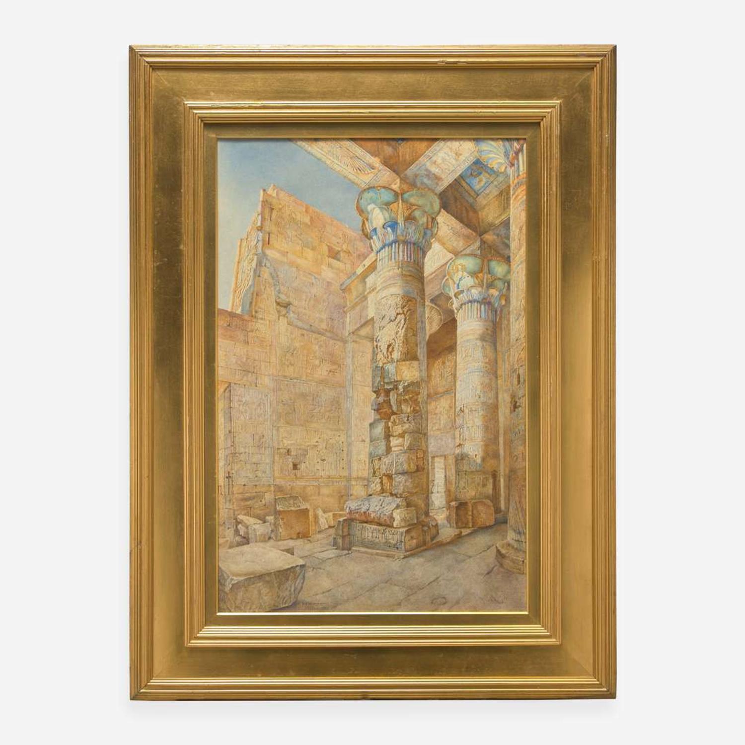 Henry Roderick Newman (American, 1833-1918) Ruins of the Temple of Isis, Philae