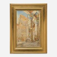 Henry Roderick Newman (American, 1833-1918) Ruins of the Temple of Isis, Philae