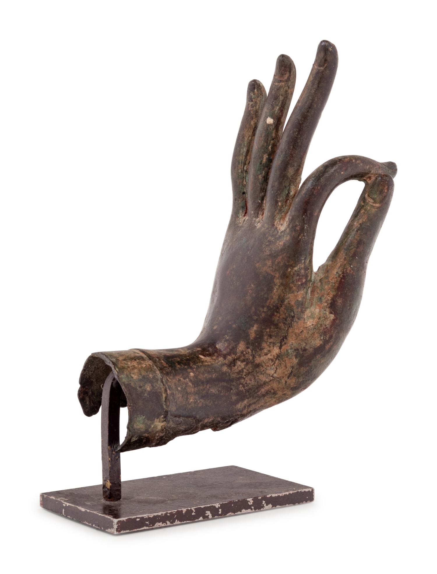 A Bronze Hand of Buddha