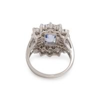 SAPPHIRE AND DIAMOND RING