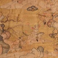 A Large Chinese Kesi 'Three Kingdom ' Silk Panel and Two Small Fragments, Late 19th Century 清晚期 金地緙絲三國故事圖挂賬及人物故事圖兩幅