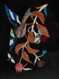 A Set of Four Italian Pietra Dura Plaques