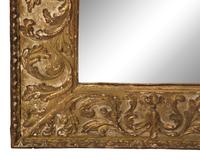 A Continental Rococo Style Foliate Carved Giltwood Framed Floor Mirror — 18TH/19TH CENTURY