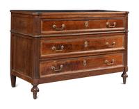 A Directoire Style Mahogany Commode