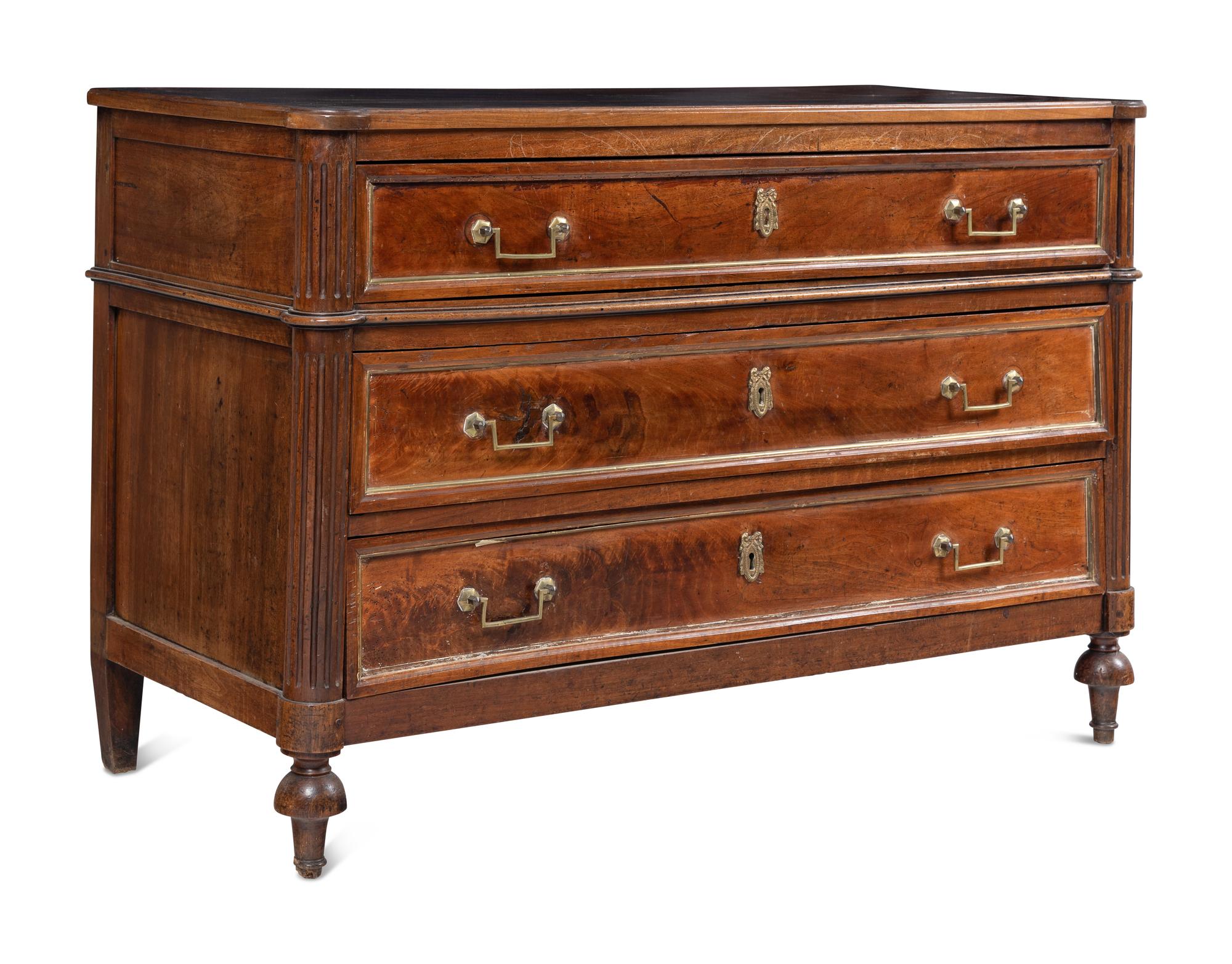 A Directoire Style Mahogany Commode