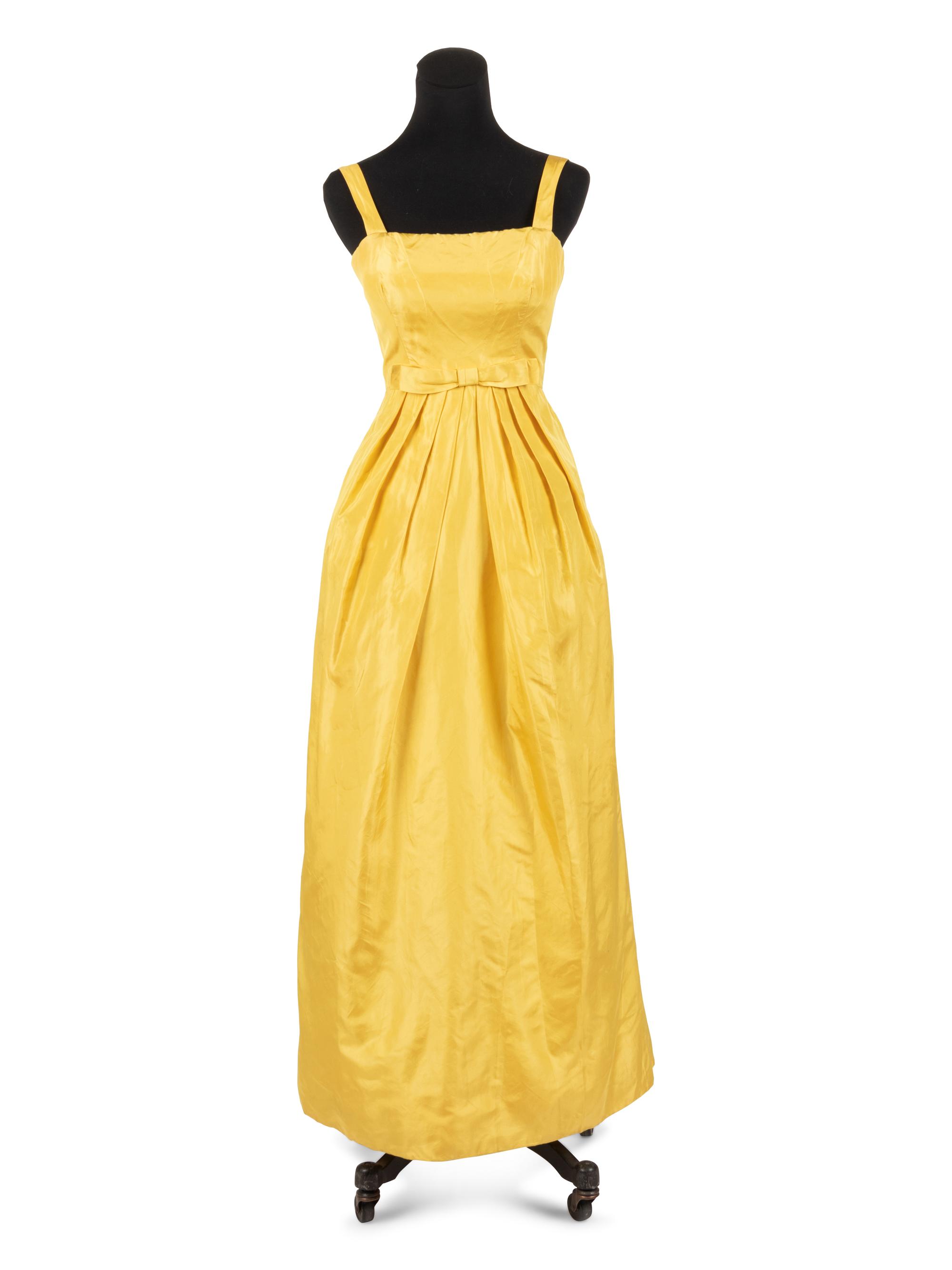 Givenchy Haute Couture Silk Dress, ca. 1958