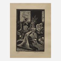 Henrik Glintenkamp (American, 1887-1946) A group of Four (4) Woodcuts