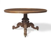 An Italian Renaissance Revival marquetry rosewood tilt-top breakfast table, circa 1880