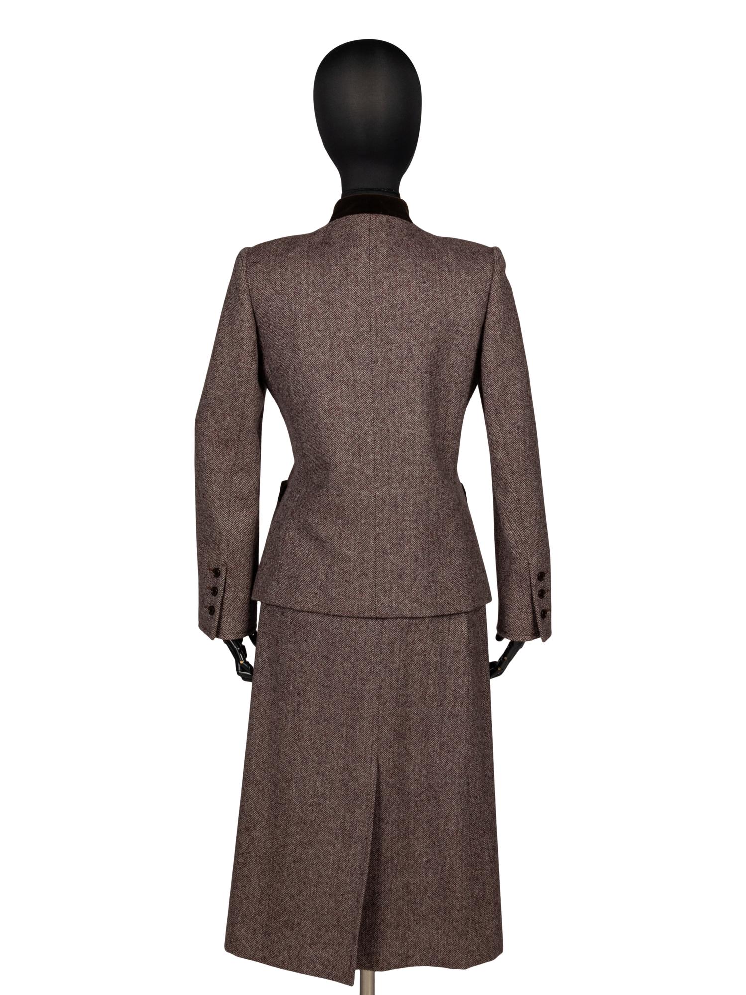 Givenchy Nouvelle Boutique, Wool Skirt Suit