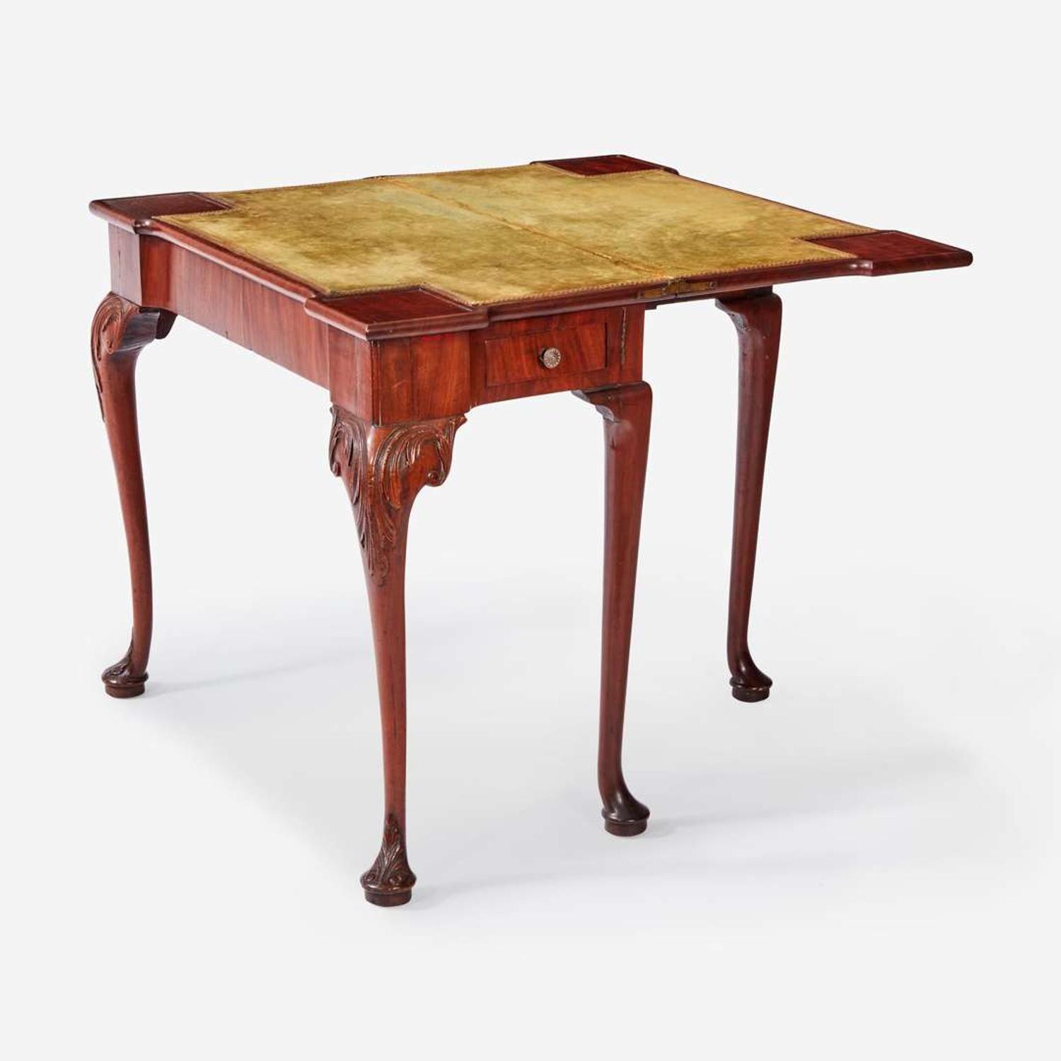 A George II Mahogany Games Table