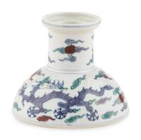 A Chinese Doucai Porcelain Flower Vase