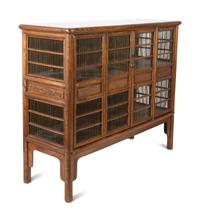 A Large Chinese Hardwood Scroll Cabinet — EARLY 20TH CENTURY