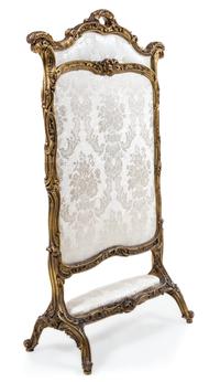A Louis XV Style Giltwood Firescreen Height 55 5/8 inches. — LATE 19TH/EARLY 20TH CENTURY