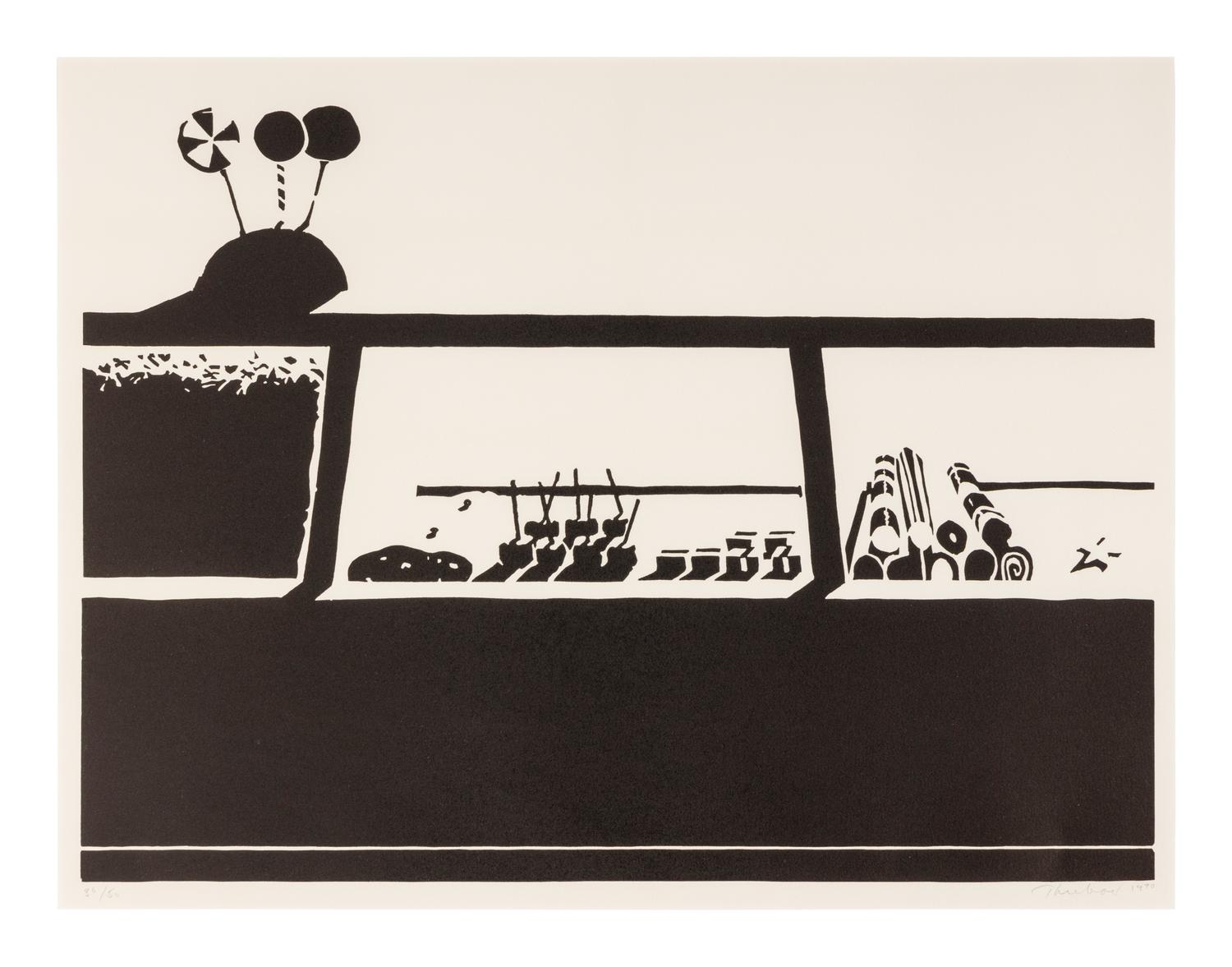 Candy Counter (from Seven Still Lifes and a Rabbit ), 1970