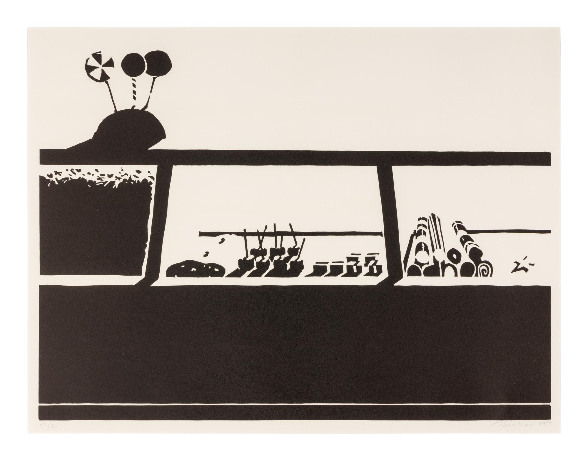 Candy Counter (from Seven Still Lifes and a Rabbit ), 1970