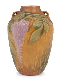 A Roseville Pottery Wisteria Vase