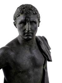 A Graeco-Roman Patinated Resin Figure of Hermes after the Antique